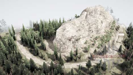 Over the mountain for Spintires MudRunner