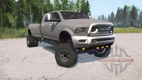 Ram 5500 Longhorn Mega Cab 2018 for Spintires MudRunner