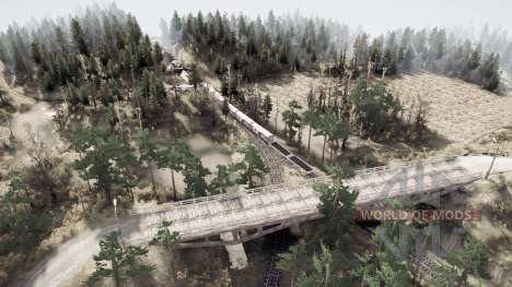 Baltic - train Wreck for Spintires MudRunner