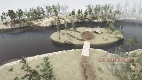 Water barrier for Spintires MudRunner