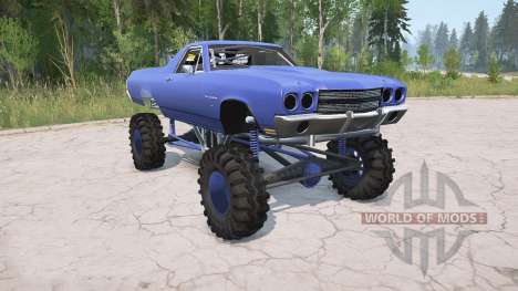 Chevrolet El Camino lifted for Spintires MudRunner