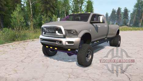 Ram 5500 Longhorn Mega Cab 2018 for Spintires MudRunner