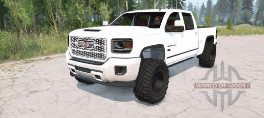 GMC Sierra 2500 HD Denali Crew Cab 2017 for MudRunner