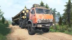 KamAZ-4310 rusty red color for MudRunner