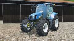 New Holland T6.160 replaceable tires for Farming Simulator 2015