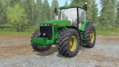 John Deere 8400&8410 nowa dirt skory for Farming Simulator 2017