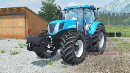 New Holland T7.220 with weight for Farming Simulator 2013
