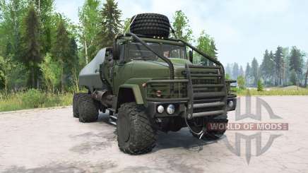KrAZ-260 dark grayish-green for MudRunner
