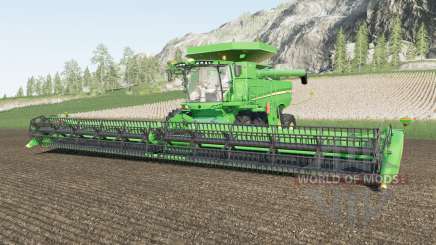 John Deere S700 two grain tank configurations for Farming Simulator 2017