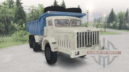 The MAZ-530-beige-blue color for Spin Tires