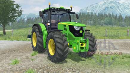 John Deere 6170R with weights for Farming Simulator 2013