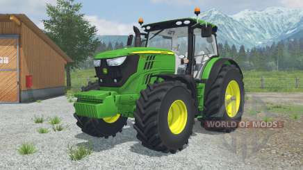 John Deere 6170R&6210R MoreRealistic for Farming Simulator 2013