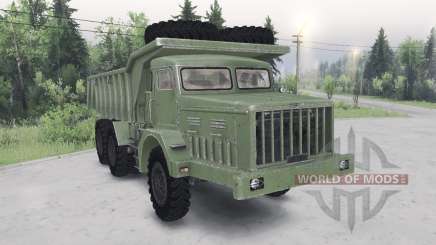 MAZ-530 green color for Spin Tires