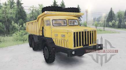 MAZ-530 yellow color for Spin Tires