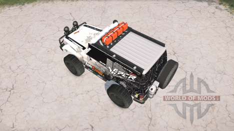 Toyota Land Cruiser Hard Top (J71) LX lifted for Spintires MudRunner