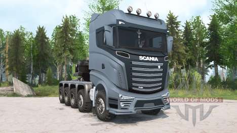 Scania R1000 10x10 for Spintires MudRunner