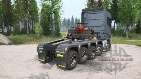 Scania R1000 10x10 for Spintires MudRunner