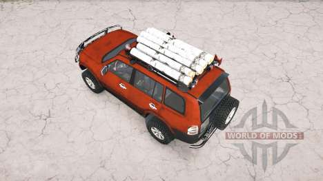Mitsubishi Pajero 5-door 2006 lifted for Spintires MudRunner