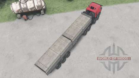 KamAZ-65228 for Spin Tires
