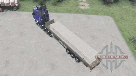 Scania R730 10x10 v2.0 for Spin Tires