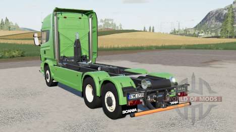 Scania R360〡R480〡R560〡R730 hooklift for Farming Simulator 2017