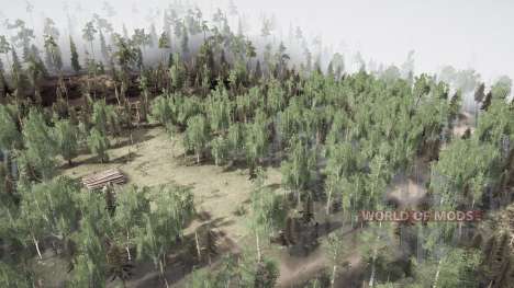 Over the hills and through the forest for Spintires MudRunner