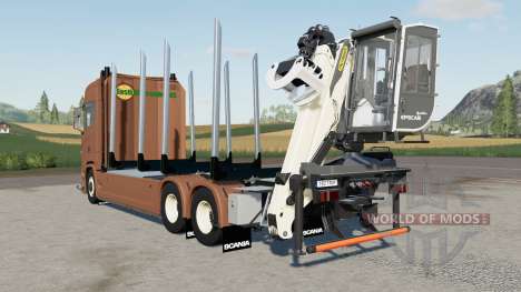 Scania S 730 timber truck for Farming Simulator 2017