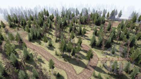 Taiga forest for Spintires MudRunner