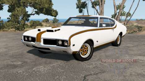 Oldsmobile 442 Hurst holiday coupe (4487) 1969 for BeamNG Drive