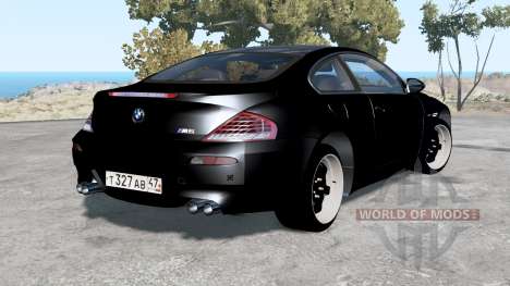 BMW M6 coupe (E63) 2009 for BeamNG Drive