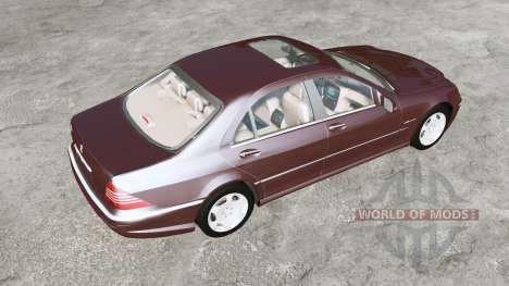 Mercedes-Benz S 600 (W220) 2005 for BeamNG Drive