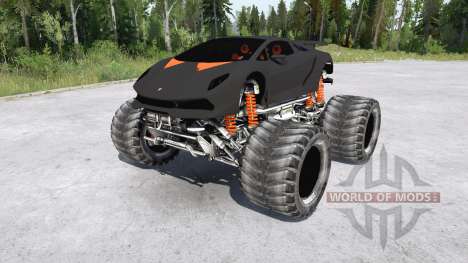 Lamborghini Sesto Elemento Monster Truck for Spintires MudRunner