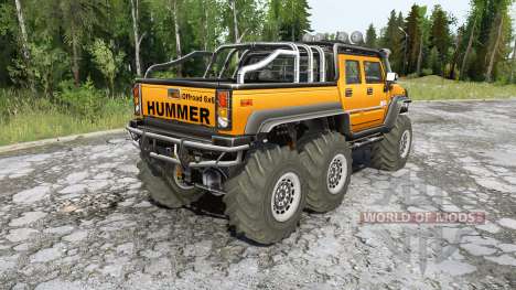 Hummer H2 SUT 6x6 for Spintires MudRunner