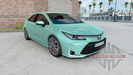 Toyota Corolla hybrid sedan 2020 for American Truck Simulator