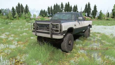 Dodge Power Ram 250 Club Cab 1990 for Spintires MudRunner