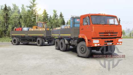 Kamaz 65222 for Spin Tires