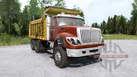 International WorkStar 6x4 Dump Truck 2008 for MudRunner