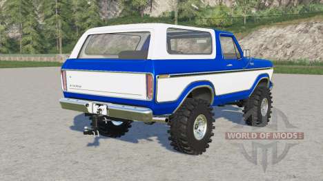 Ford Bronco Custom Wagon (U150) 1978 for Farming Simulator 2017