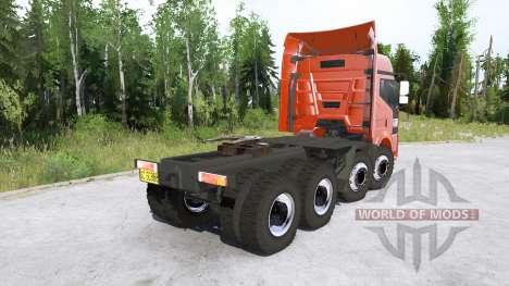 FAW Jiefang J6P 8x8 Truck Tractor for Spintires MudRunner