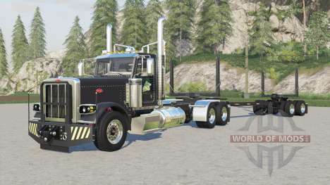 Peterbilt 389 logging truck for Farming Simulator 2017