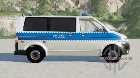 Volkswagen Transporter Kombi (T5) Polizei for Farming Simulator 2017