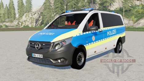 Mercedes-Benz Vito Kastenwagen (W447) Polizei for Farming Simulator 2017