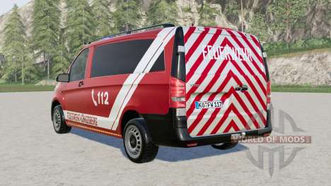 Mercedes-Benz Vito Kastenwagen (W447) Feuerwehr for Farming Simulator 2017