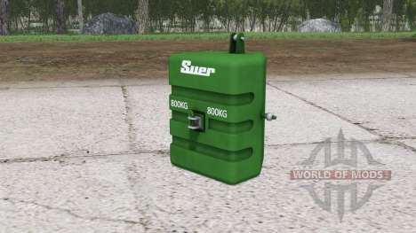 Suer weight 800 kg. for Farming Simulator 2015