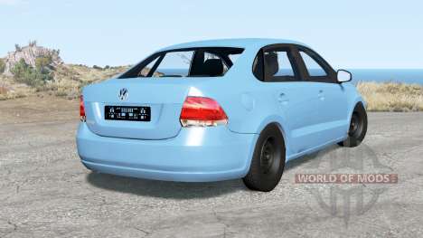 Volkswagen Polo sedan (Typ 6R) 2011 for BeamNG Drive