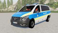 Mercedes-Benz Vito Kastenwagen (W447) Polizei for Farming Simulator 2017