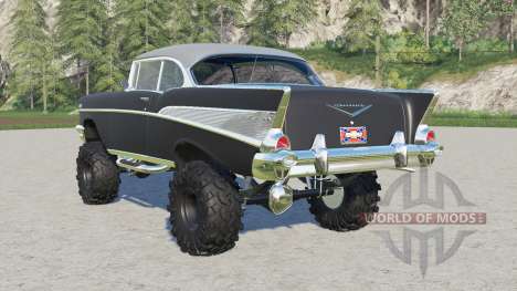 Chevrolet Bel Air Sport coupe lifted for Farming Simulator 2017