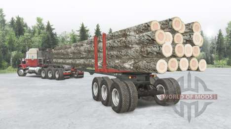 Kenworth T800 8x8 Chassis Cab for Spin Tires