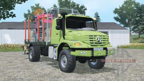 Mercedes-Benz Zetros 1833 A timber truck for Farming Simulator 2015
