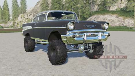 Chevrolet Bel Air Sport coupe lifted for Farming Simulator 2017